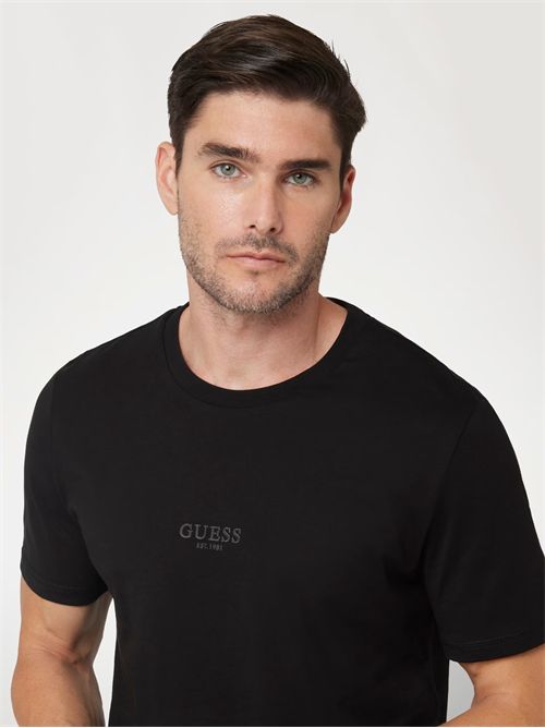T-shirt logo piccolo GUESS | M2YI72I3Z14/JBLK